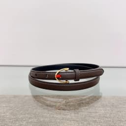 2025New Top Layer Cowhide Belt Retro Fashion Simple Gold/silver Metal Buckle Belt Soft Genuine Leather Women's Jeans Belt