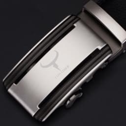 COWATHER fashion men belt top cow genuine leather automatic buckle belts for men causal design cowhide male strap