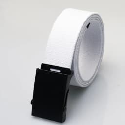 3.8cm Casual Canvas Belt Silver Alloy Buckle Solid Color Outdoor Comfortable Cotton Sports Belt Unisex