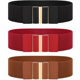 Women Wide Elastic Belt Cinch Waistband Stretch Dress Big size Ladies Waist Seal 9Colors