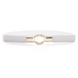 SISHION Summer Fashion Women Belts for Dress SH032 PU Leather Thin Elastic Waist Belt Slim Waistband Black Camel Coffee