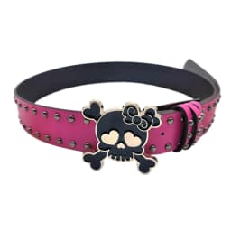 Women PU Belt Skull Buckle Waist Belt Subcultures Rivets Studded Waistband 2000s Jeans Pants Belt Hot Girl Waistband