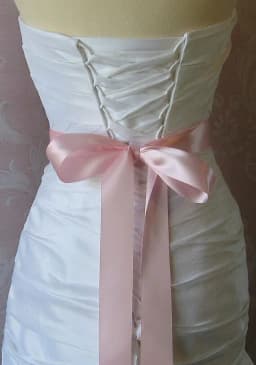 JLZXSY 3 Yard Satin Ribbon Wedding Belt/Bridal Sash/Evening Dress 5cm Duble Faced Satin Ribbon Choose Color