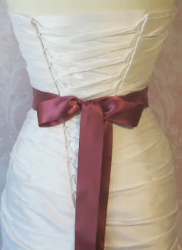 JLZXSY 3 Yard Satin Ribbon Wedding Belt/Bridal Sash/Evening Dress 5cm Duble Faced Satin Ribbon Choose Color