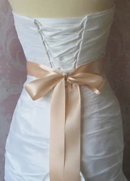 JLZXSY 3 Yard Satin Ribbon Wedding Belt/Bridal Sash/Evening Dress 5cm Duble Faced Satin Ribbon Choose Color