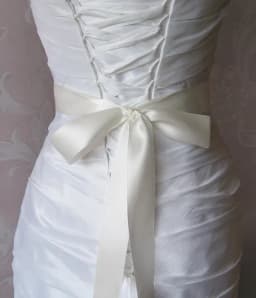 JLZXSY 3 Yard Satin Ribbon Wedding Belt/Bridal Sash/Evening Dress 5cm Duble Faced Satin Ribbon Choose Color
