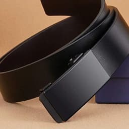 High-quality Fashion Men's Automatic Buckle Belt Simple And Versatile Business Belt Suitable For All Formal Occasions