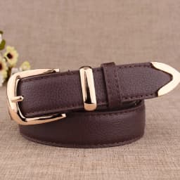 New Women Leather Belts High Quality Fashion Best Matching Dress Jeans Belts for Lady Women's Dress Luxury Designer Brand LB2146