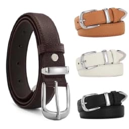 New Women Leather Belts High Quality Fashion Best Matching Dress Jeans Belts for Lady Women's Dress Luxury Designer Brand LB2146