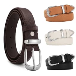 New Women Leather Belts High Quality Fashion Best Matching Dress Jeans Belts for Lady Women's Dress Luxury Designer Brand LB2146