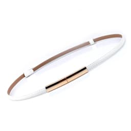 Fashion New Thin PU Leather Belt For Women Lady Gold Metal Buckle Adjustable Waistband Dress Coat Decoration Waist Straps