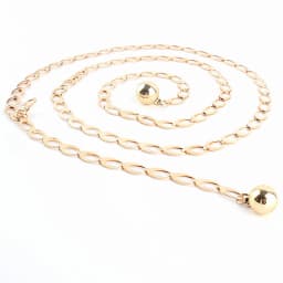 Sexy Women Belts New Streetwear Metal Chain Decorate Dress Belt Adjustable Rough Whip Chain Women Fashion Design Versatile