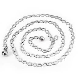 Sexy Women Belts New Streetwear Metal Chain Decorate Dress Belt Adjustable Rough Whip Chain Women Fashion Design Versatile