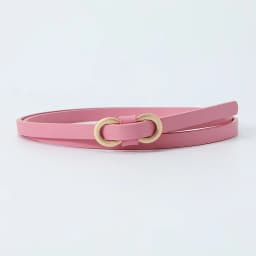 1x110cm Women Thin Belts PU Leather Simple Metal Buckle Belt Girls Dress Jean Pants Waistband Belt