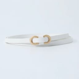 1x110cm Women Thin Belts PU Leather Simple Metal Buckle Belt Girls Dress Jean Pants Waistband Belt