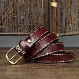 2.8cm Width Women Belt Designer Female Belt Genuine Leather Belts Cowskin Strap Pin Buckle Belts Fancy Vintage for Jeans