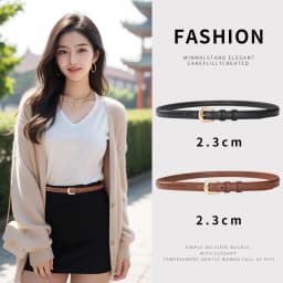 New Women's Pin Buckle Multi-function Belt With Exquisite Skirt Jeans Accessories Simple Birthday Gift