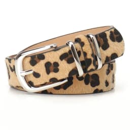 Ladies' leopard print belt personalized belt music festival belt paired with jeans dress needle buckle belt