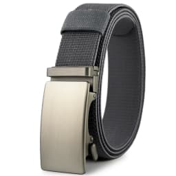 Golf Sports Elastic Belt Tactical Belt Metal Automatic Buckle Tough Stretch Nylon Men Military Belt 115-135CM Big Size Belts
