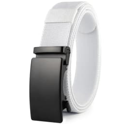 Golf Sports Elastic Belt Tactical Belt Metal Automatic Buckle Tough Stretch Nylon Men Military Belt 115-135CM Big Size Belts