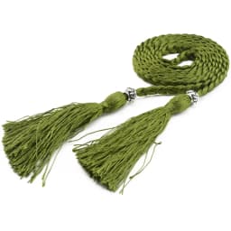 160cm Braided Tassel Belt Handmade Waist Belts for DIY Casual Garment Party Birthday Women Dress Decoration Accessories