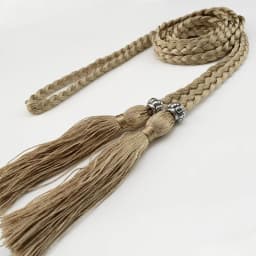 160cm Braided Tassel Belt Handmade Waist Belts for DIY Casual Garment Party Birthday Women Dress Decoration Accessories