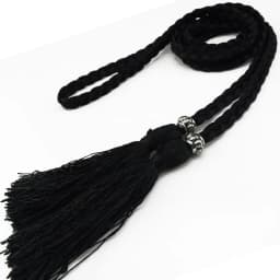 160cm Braided Tassel Belt Handmade Waist Belts for DIY Casual Garment Party Birthday Women Dress Decoration Accessories