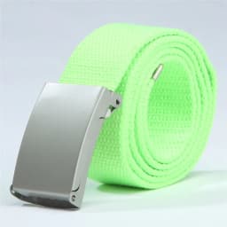 Fashion New Unisex Trousers Belts Canvas Belt Metal Buckle Men Women Boys Jeans Belts Candy Colors Top Quality140cm Luxury Belts