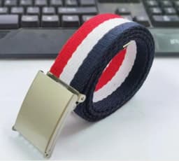Fashion New Unisex Trousers Belts Canvas Belt Metal Buckle Men Women Boys Jeans Belts Candy Colors Top Quality140cm Luxury Belts