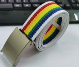 Fashion New Unisex Trousers Belts Canvas Belt Metal Buckle Men Women Boys Jeans Belts Candy Colors Top Quality140cm Luxury Belts