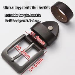 Belt Buckle Head For Men New Fashion Men Belt Buckle 4.0cm Men's Pin Buckle Belt Head for Men Man Jeans Pants Waistband