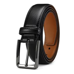 Men's Fashion Metal Alloy Automatic Buckle Adult Leather Brand Jeans Business Belt