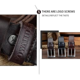 COWATHER top cow genuine leather men belts 2021 newest arrival three color hot design jeans belt for male original brand