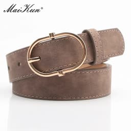 Maikun New Women's Belt With Alloy Pin Buckle Soft And Comfortable Jeans Belt Girls' Clothing Belt