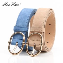 Maikun New Women's Belt With Alloy Pin Buckle Soft And Comfortable Jeans Belt Girls' Clothing Belt