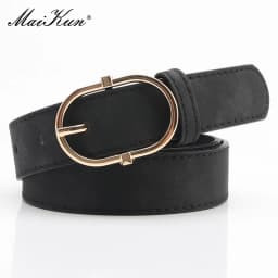 Maikun New Women's Belt With Alloy Pin Buckle Soft And Comfortable Jeans Belt Girls' Clothing Belt