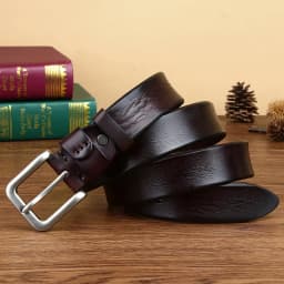 Mens Belts Top Cowhide Full Match Casual Jeans Vintage Luxury High Quality Male Designer Genuine Leather Belt For Men