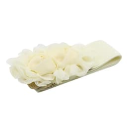 Fashion Belt For Women's Double Rose Flowers Elastic Stretch Waist Belt Wide Stretch Waistband