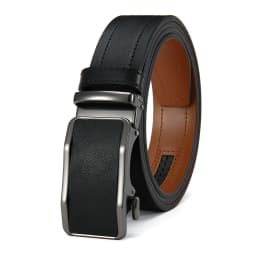 Automatic Buckle Belt for Men Famous Brand Business Belt Men High-quality PU Leather Waist Straps Black Male Jeans Belts for Men