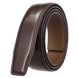 VATLTY New 3.0cm Men's Genuine Leather Belt Without Buckle Natural Cowhide Non-porous Belt Trousers Brown Belt Girdles Male