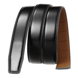 VATLTY New 3.0cm Men's Genuine Leather Belt Without Buckle Natural Cowhide Non-porous Belt Trousers Brown Belt Girdles Male