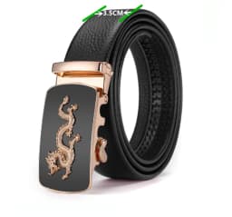 Men and Women Sky-blue Automatic Buckle Belt 2026 New Fashion Male Business Leisure Belt Bandwidth 3CM & 3.5CM