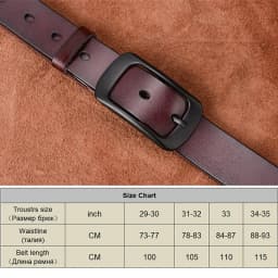 VATLTY Stylish Leather Belt for Women Matte Alloy Buckle Natural Cowhide 2.8cm Ladies Belt Jeans Brown Trousers Belt Female