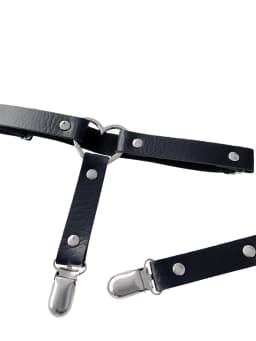 HERSHINE 2-piece set of women's fashionable and sexy leg strap garters, Y2K, Gothic, Harajuku, and Punk style,spring,summer