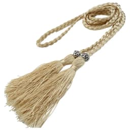 Ladies Belts Fashion Chinese Braided Style Woven Tassel Belt Women's Bohemian Tassel Waistband Waist Rope Dress Accessories
