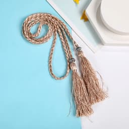 Ladies Belts Fashion Chinese Braided Style Woven Tassel Belt Women's Bohemian Tassel Waistband Waist Rope Dress Accessories