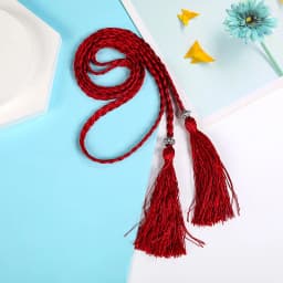 Ladies Belts Fashion Chinese Braided Style Woven Tassel Belt Women's Bohemian Tassel Waistband Waist Rope Dress Accessories
