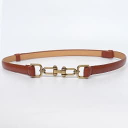 Horsebit Woman Belt Vintage Brass Lock Buckle PU Leather Thin Belts Adjustable Waistband For Ladies Dress Coat Suit Decor Strap