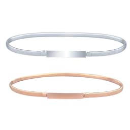 Fashion Belt Dress Simple Versatile Fashion Women Belt Thin Skinny Metal Gold Elastic Buckle Waistband Belt Dress Accessories