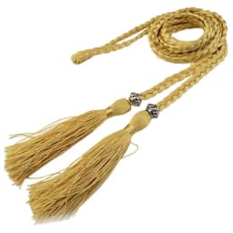 Women Waist Belt Rope Chinese Braided Style Woven Tassel Belt Colorful Knot Decorated Waist Chain Female Dress Coat Accessories